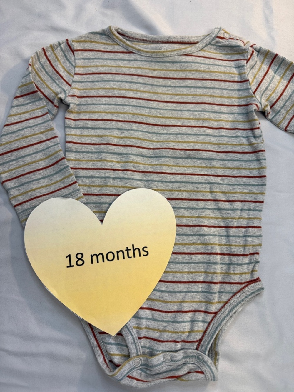 Carter's Little Planet - Organic - Multicolor Striped Baby Bodysuit